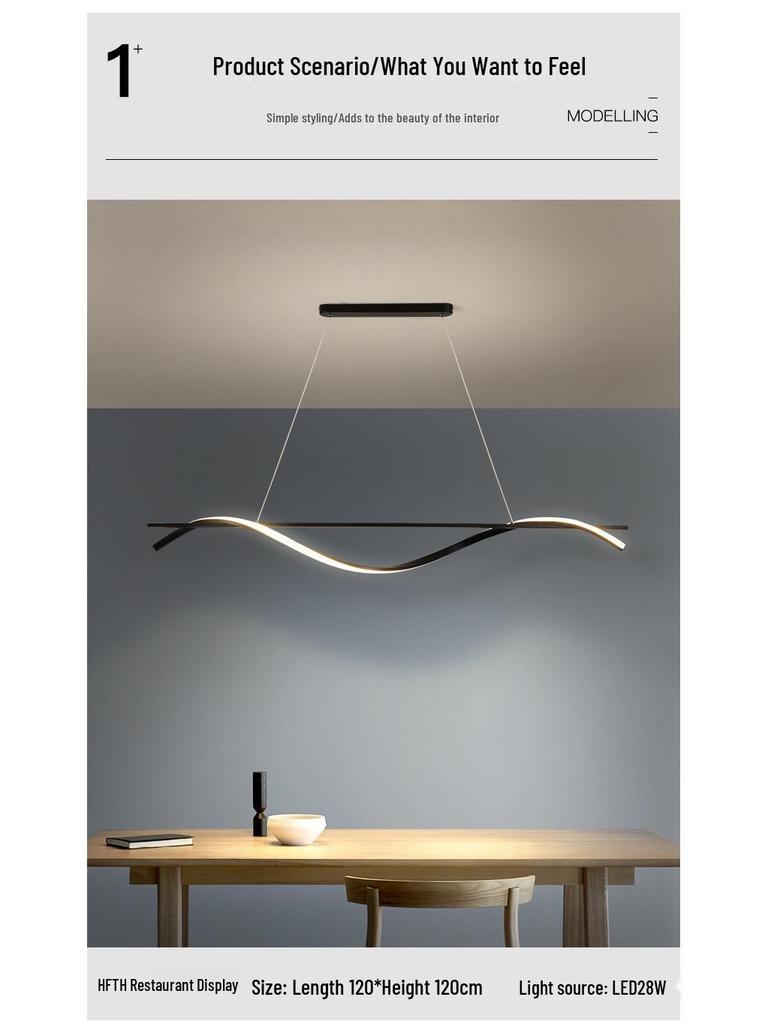 Nordic Modern LED Chandelier: Irregular Creative Lighting for Dining, Living Room, or Bar.