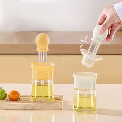 230ML Barbecue Spray Bottle Control Quantitative Oil Bottle Baking Oil Dispenser  BBQ Cooking