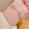 Versatile Four-Leaf Clover Bracelet for Women, Luxury Niche Style with High-End Appeal