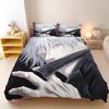 Jujutsu Kaisen Satoru Gojo Bedding Set 3D Anime Satoru Gojo Christmas Gift King Twin Double Child Duvet Cover Set