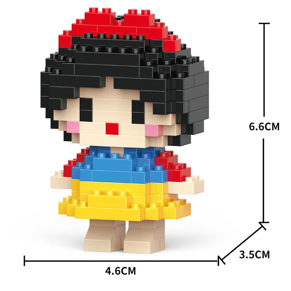 Cartoon Anime  Blocks Kuromi My Melody Cinnamoroll Mouse Building Blocks Doll Toy Kids Birthday Gift