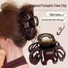 Koreanischer Eleganter Kürbisbogen Polka Dot Haarspange - Groß, Cremige Texturierte Hochsteckfrisur-Accessoire