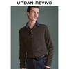 UR Men's 2025 Spring Buttoned Round Neck Knit Sweater