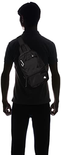 Logo Spark One-Shoulder Bag 07655 Black