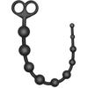 Anal Beads - S-Pleasures - Flexer - Black Silicone - 24 Cm - 58 Grams