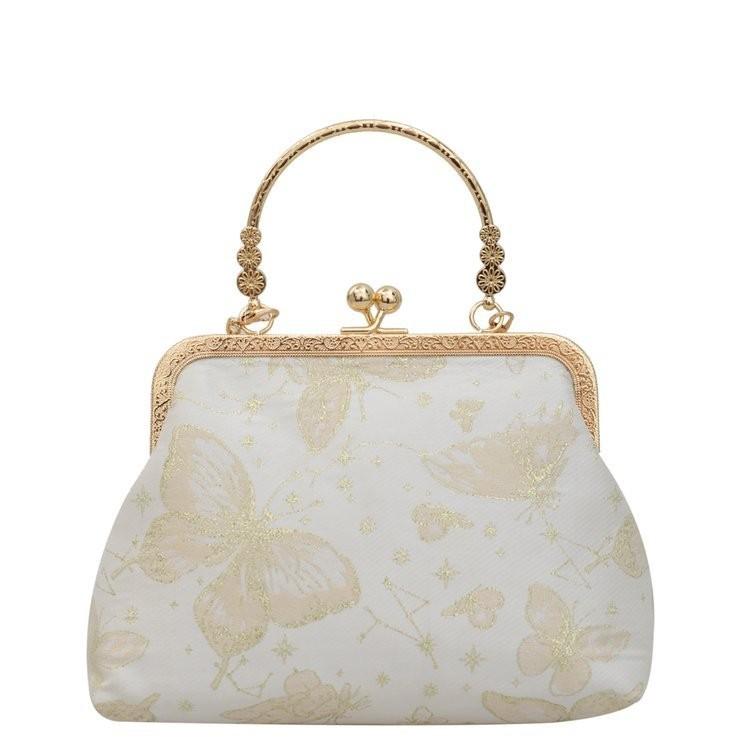 Elegant Chinese Style Floral Embroidered Qipao Shoulder Bag With Lace Design