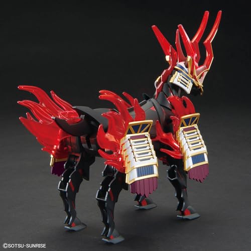 BANDAI SPIRITS SDW HEROES Nobunaga's War Horse, Color-Coded Plastic Model