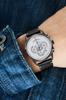 BINLUN Quartz Hand Display Date and Time Indication Multipurpose Hand Chart 30M Waterproof Black Dermal Hand Chart Men's [product]