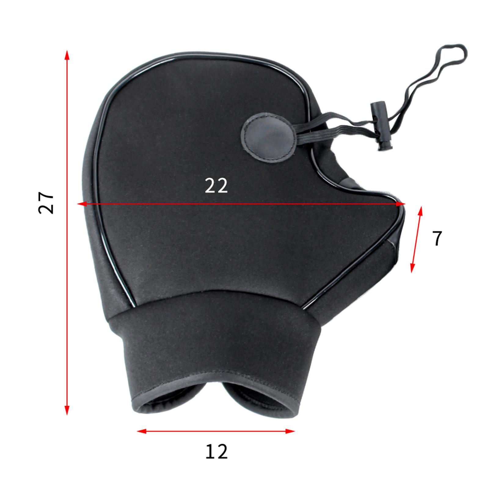 Handlebar Mittens, Winter Motorcycle Handlebar Mittens Windproof Waterproof Handlebar Warmer Gloves for Men Women