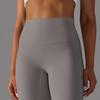 Seamless High-Waist Nude Breathable Yoga Capri Pants