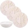 3 Pack Cotton Bread Proofing Covers, 10.23" Sourdough Bowl Cover, Reble Banneton Liner Cloth for Sourdough Fermentation, Fits 8-11 Inch Bowls Jars