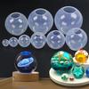 1PC 20-100mm Ball Shape Silicone Mold 3D Planet Ball Epoxy Resin Mould for DIY Crafts Home Decoration Tools