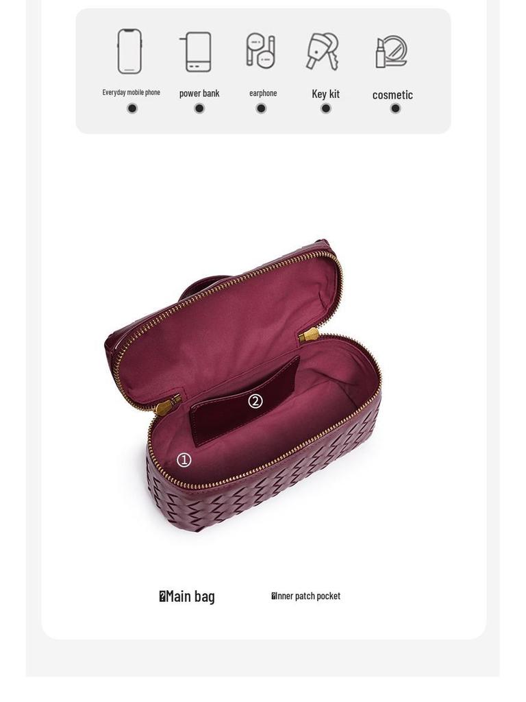 Retro Hand-Woven Crossbody Bag - Spring/Summer Fashion Handbag and Lunch Box Bag