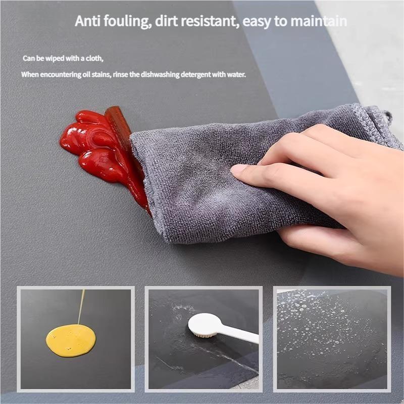 Diatomite Kitchen Mat with Oil-Proof Surface, Anti-Slip Bathroom Rug for Wet Floors - 50x80cm To 60x180cm Retro Patterns