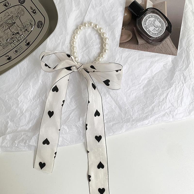 

Жемчужное ожерелье новый шелковый шарф в горошек высококачественный органзовый шарф аксессуары для волос головной убор сумка лента стример повязка на голову