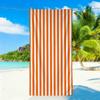Orange stripes Towel Sports Quick Dry Travel Camping Sandproof Soft Light Large Beach Towel
