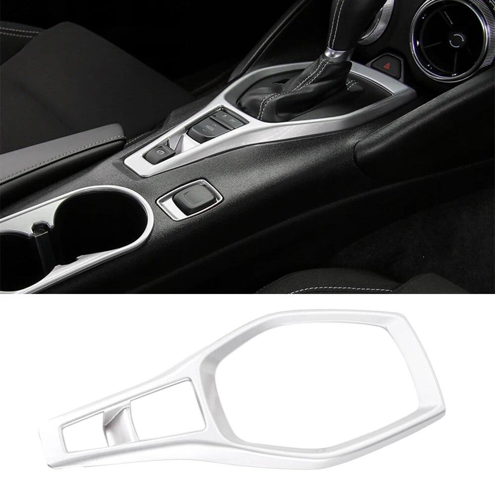 

Декоративная крышка панели переключения передач, наклейка на рамку для Chevrolet Camaro 2017 2018 2022, аксессуары для салона автомобиля