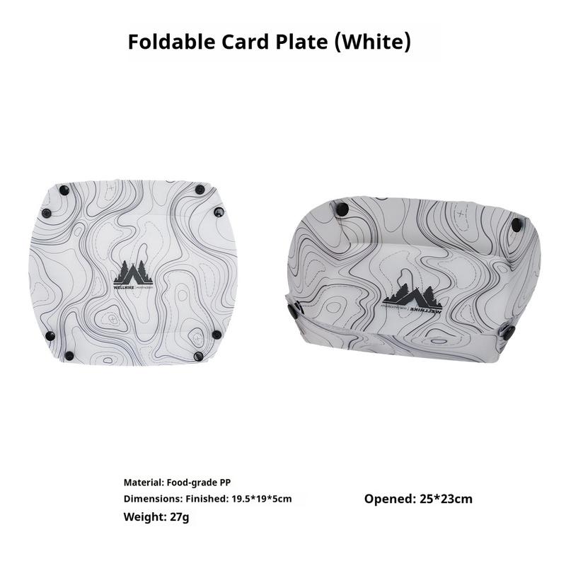 WeeHike Ultralight Portable Foldable Multi Purpose Outdoor Tableware Set Bowl Plate Coffee Filter Funnel Water Cup For Camping