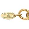 CHANEL Vintage CC Logos Chain Choker Necklace goldUsed