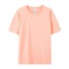 Round Neck Cotton Solid T-shirts Men Woman Short Sleeve Casual Soft Clothing Summer Tops