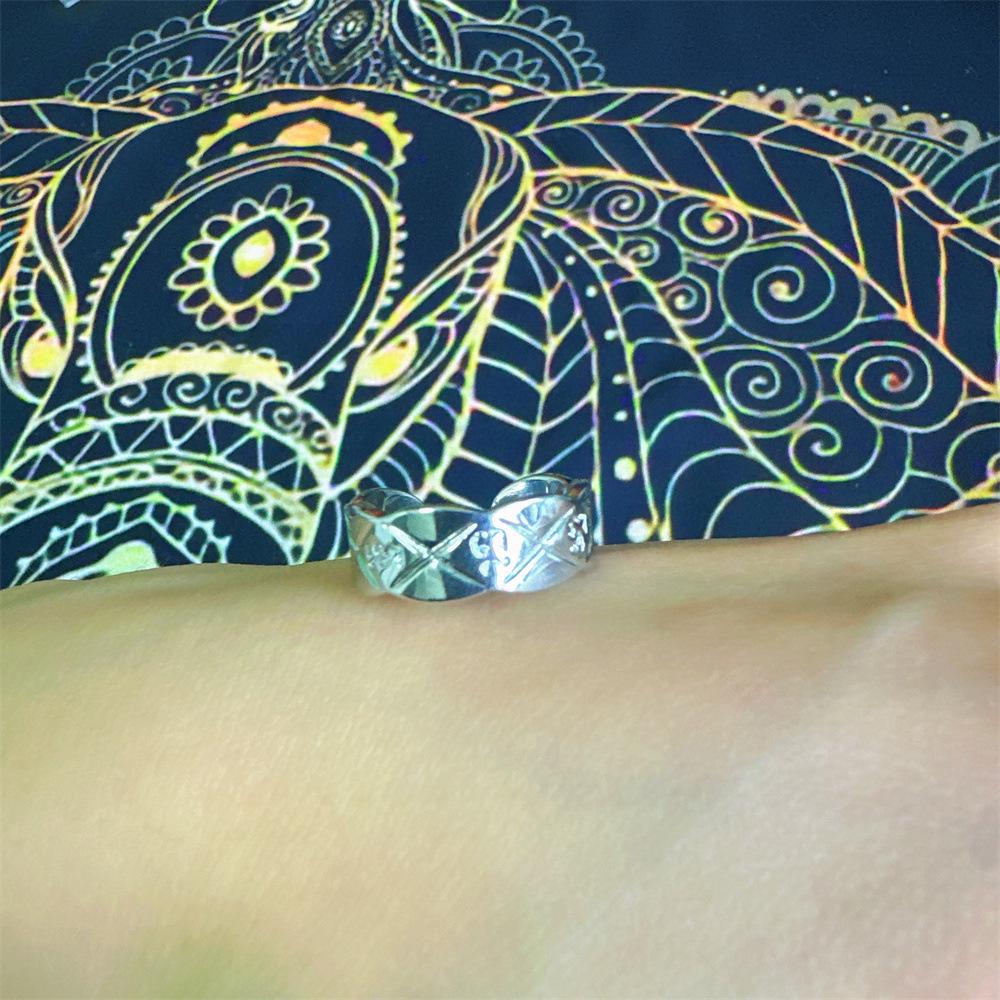 Authentic Wanfa Thai Buddhist Ring - Three Colors серебряный