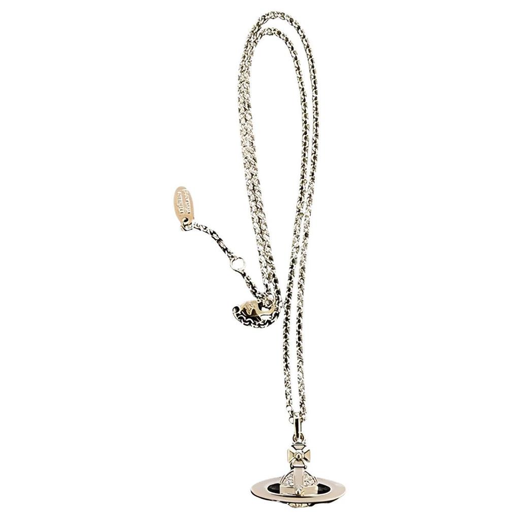 VIVIENNE WESTWOOD Neil Saturn Design Brass Necklace Women Necklace Beige Rose-Gold 6302039P02G231CN