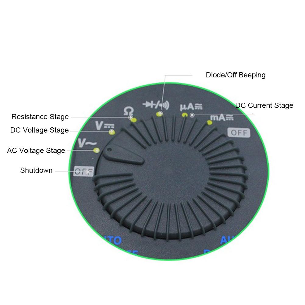 

Digital Multimeter AC/DC LCD Voltmeter Tester Tool Lightweight Mini Auto Range Multimeter for Measurement Tool China Mainland