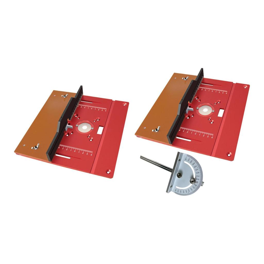 Router Table Insert Flip Plate 9.4x9.6x1.6inch Versatile Aluminium Woodworking Tool for Decoration Workers Simple Assembly