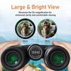 Binoculars for Adults 12x42 GalaxEye Compact with Phone Adapter Large View Easy Focus with HD BAK4 Prism FMC Lens for Bird Watching, Hunting,