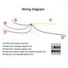 Car LED Light Passenger Airbag Off Switch Button with Cable For Ford Focus 2 2004-2010 mk2 Transit