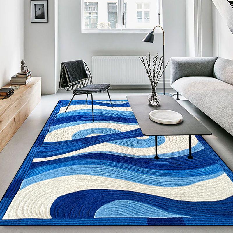 Modern Geometric Abstract Carpets New Flannel Living Room Rug Large Area Decoration Rugs Bedroom Bedside Non-slip Soft Floor Mat