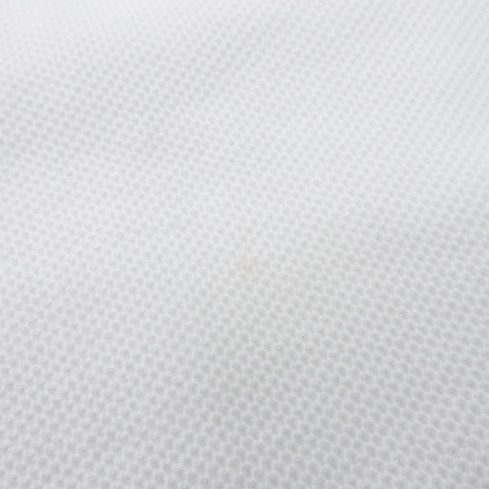 45R Women's White Pique Lace Shirt, Short Sleeve Cotton Polo Shirt, 50371931 tops ― whiteUsed