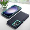 Three Proof Flat Protective Case with Built-in Dust Plug and Fingerprint Protection for Samsung Phone Cases