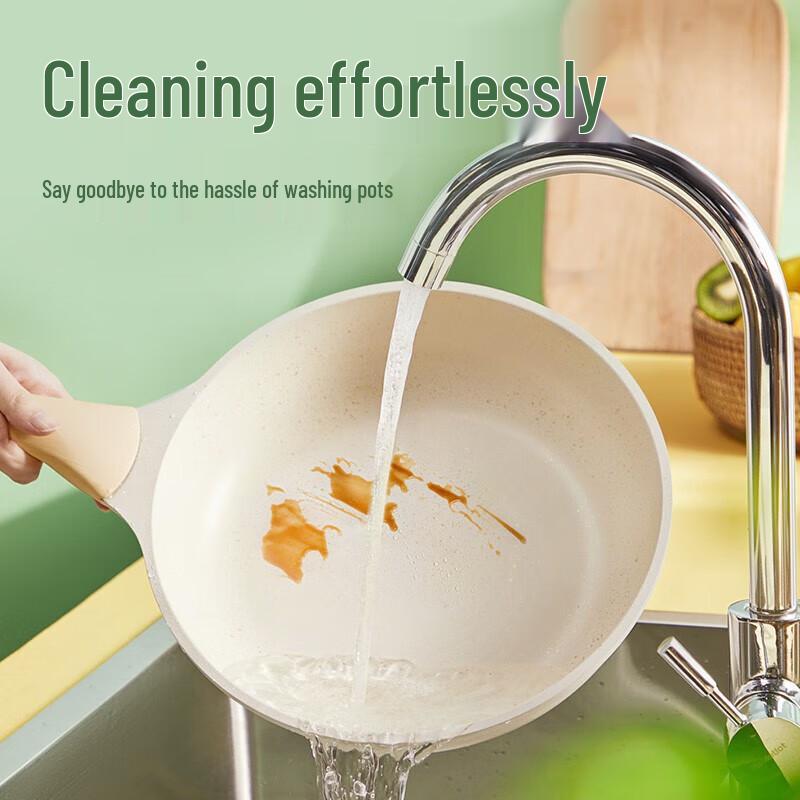 COOKER KING White Non-stick Wok 32cm