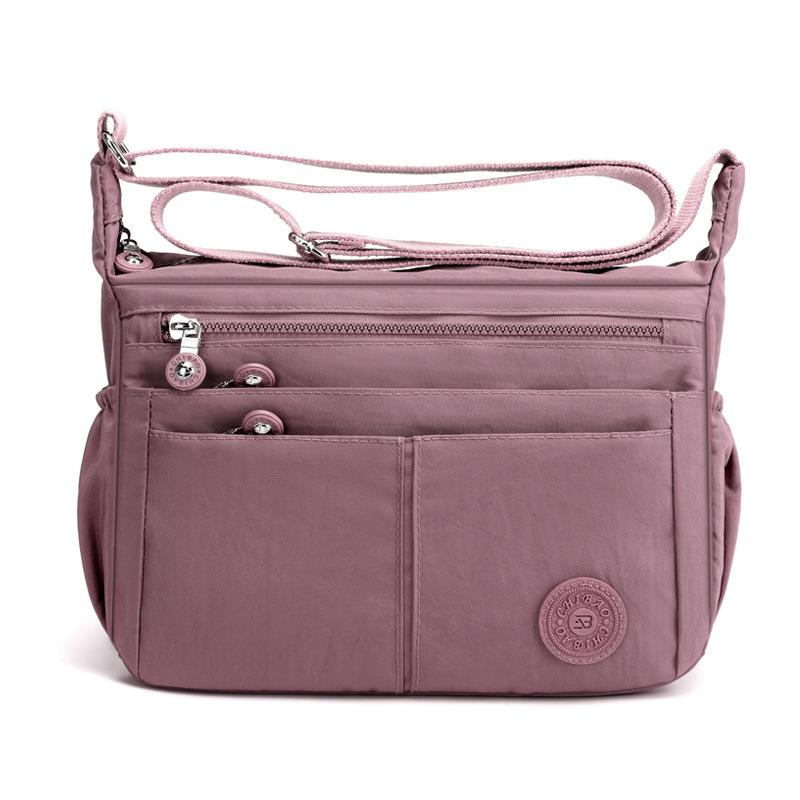 2025 Nylon Women Messenger Bags Waterproof Zipper Package Canvas Travel Crossbody Bag Fashion Female Totes Shoulder Bag