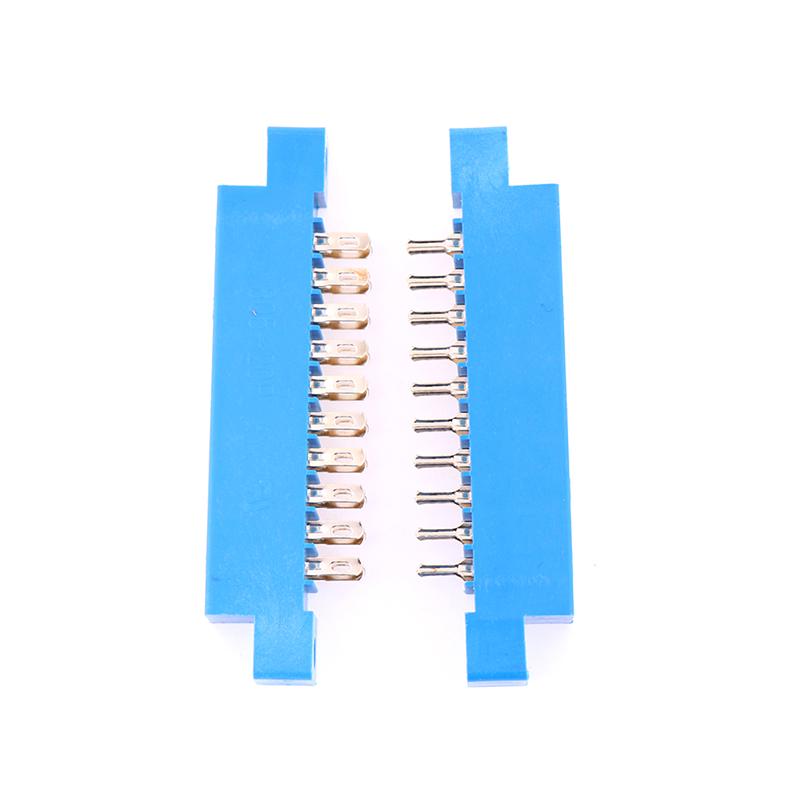 1X Conector Margine Card Rând Dublu 2X10 20 Pini Pas 3.96Mm Slot Soclu de Lipit