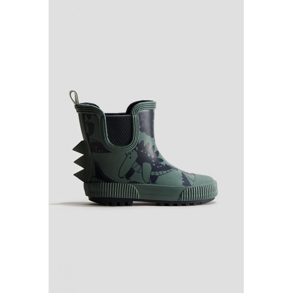 

Сапоги HM Rain Boots темно-зеленый динозавр