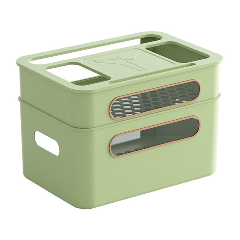 Router Storage Box Breathable Power Cable Storage Box Space Saving Cable Management Box Cable Organizer Box for Desk