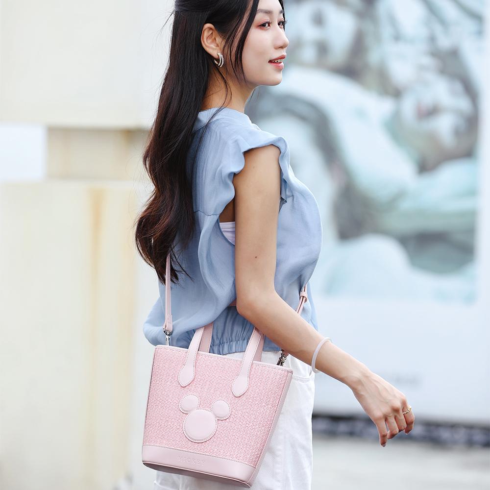New Disney Mickey Series PU Crossbody Bag, Shoulder Bag, Handbag Regular Women's Multicolor BMK-71704M