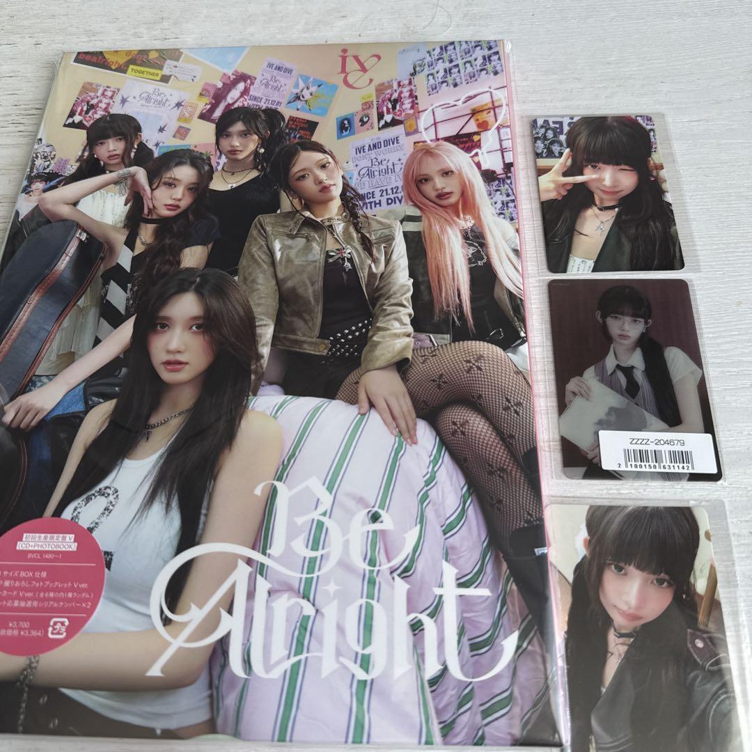 

[USED] IVE Be Alright First Press Limited Edition V Ray Sony Music Rakidro