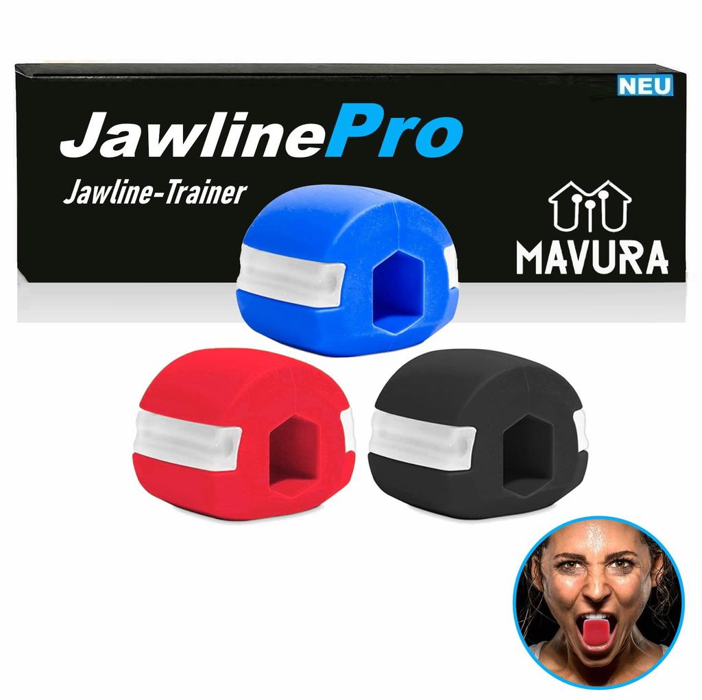 JawlinePro čelistní trenažér, zpevňovač obličejových svalů, trenažér čelistních svalů