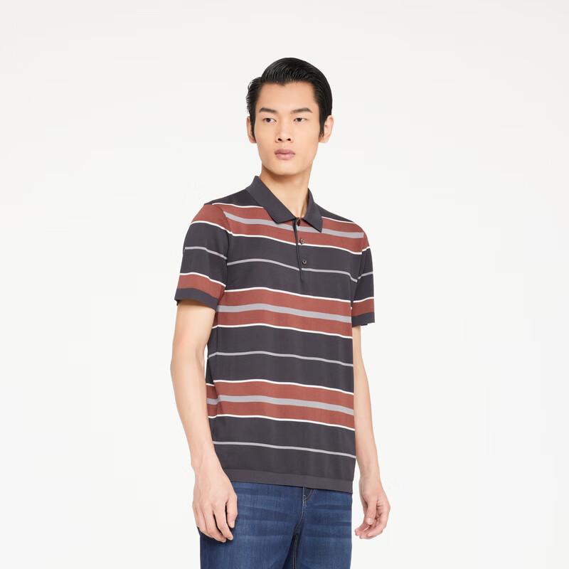 K-Boxing Men's Business Casual Short Sleeve Polo Shirt BTLR2335
