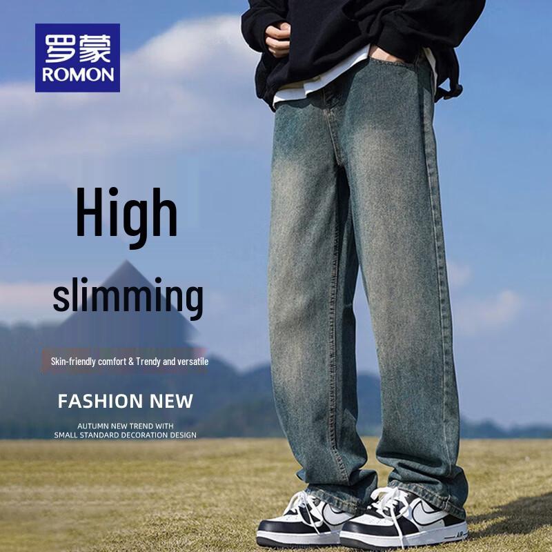 ROMON Men s Straight-Leg Jeans 2XL