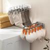 Folding Clothes Drying Rack with Clips