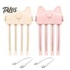 Natural Fluffy Hair Tool Heated Volume Clip for Fine Flat Hair, Electric Root Lifter Comb Portable Styling with 2 Heat Settings, Volumizing Puffy Lift