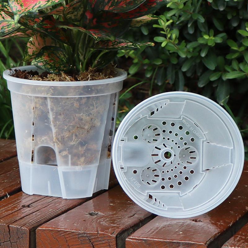 Water Storage Flowerpot Bonsai Basin Butterfly Orchid Breathable Hydroponic Pot Self Absorbing Basin Gardening Planting Tool
