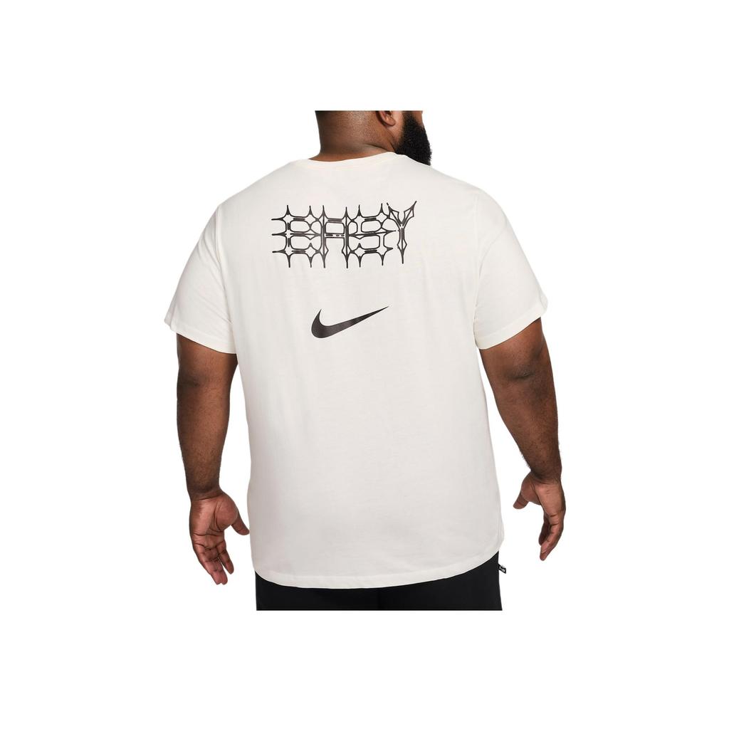 Nike Solid Color Crew Neck Short Sleeve T-Shirt Men Tops White FV8404-133