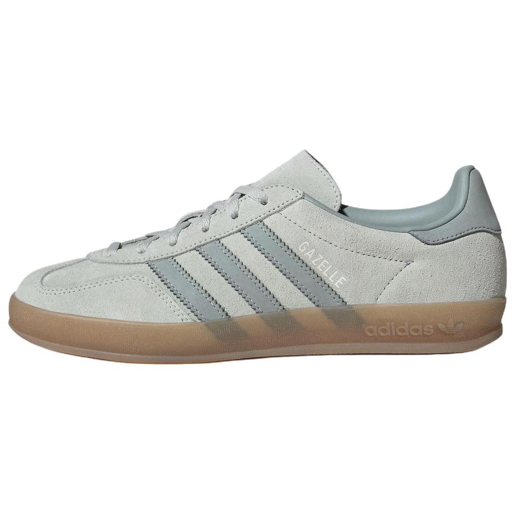 Adidas Originale GAZELLE INDOOR Bundeswehr Trainingsschuhe Unisex Leinen Grün IH9219
