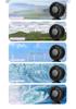 26-Year Portable Handheld Cooling Fan with Digital Display & Umbrella Clip