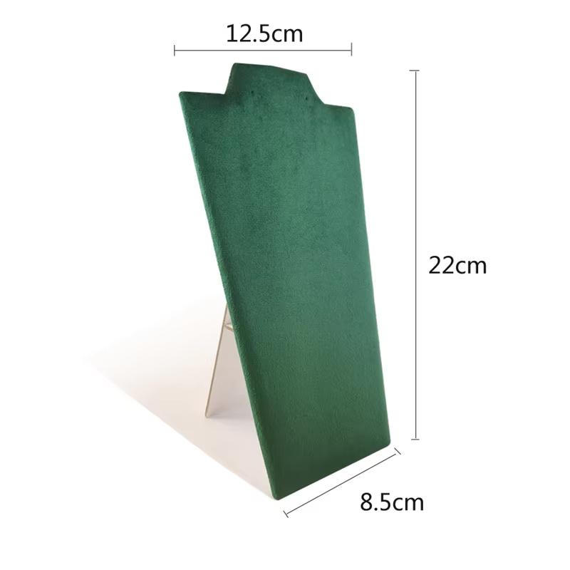 Necklace Display Stand PU Leather Velvet Jewelry Display Board High Quality Earring Necklace Organizer Frame Photography Props